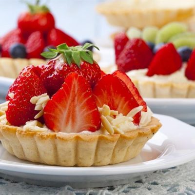 Mini tarta de frutas